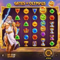 Roby Casino - Gates of Olympus Slot by Pragmatic Play